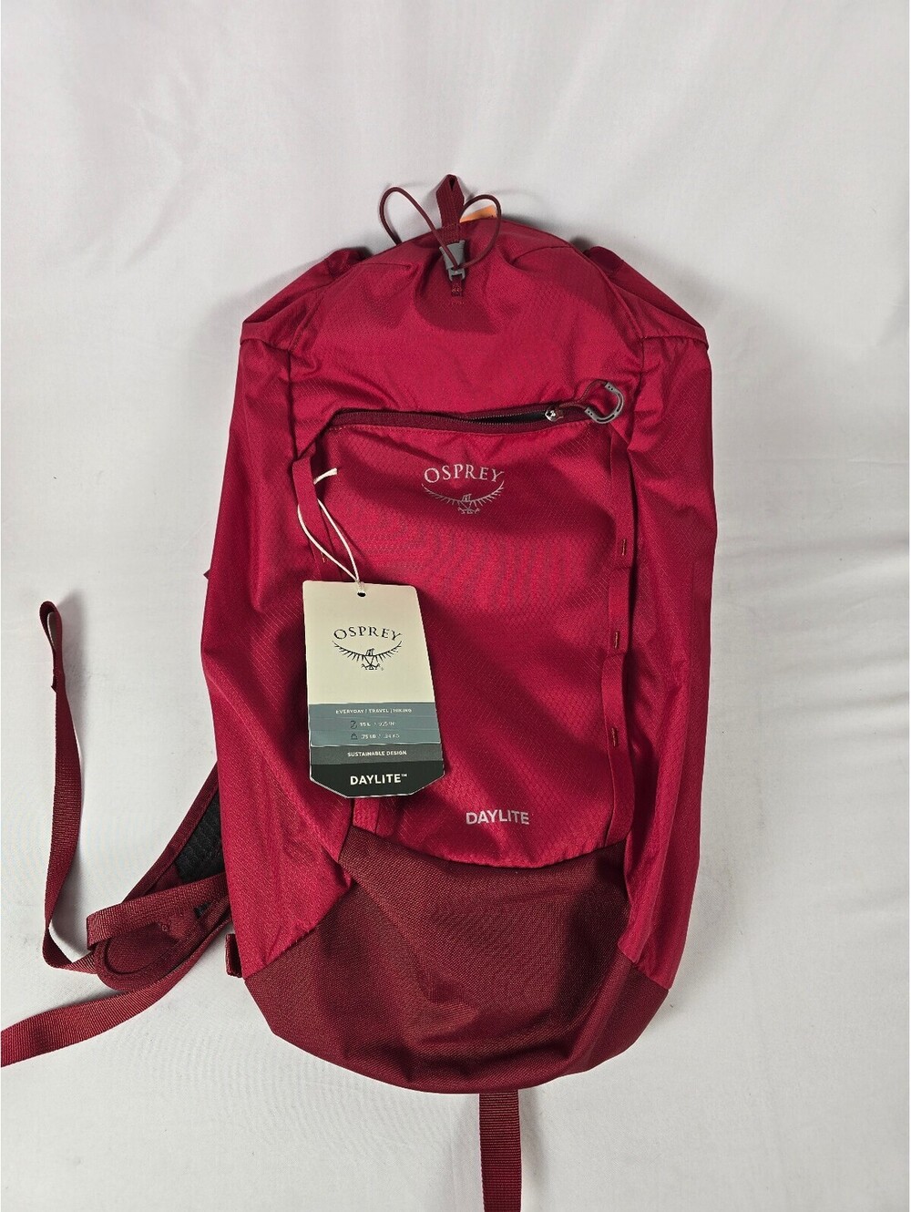 Osprey Daylite 15L Red Lightweight Hiking Backpack